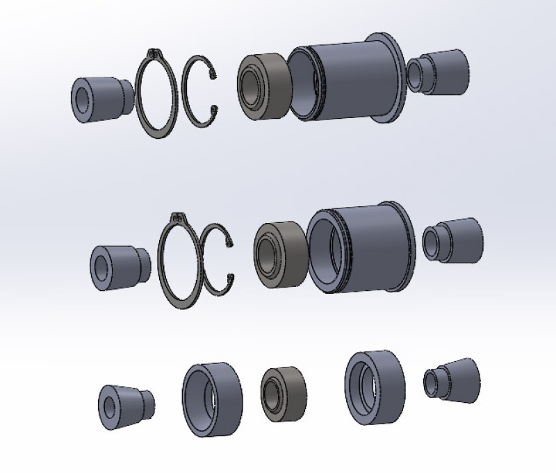 Mazda Miata Control Arm Bushings - Front Lower - SPL Parts - Spherical Bushing Kit - `16-`27